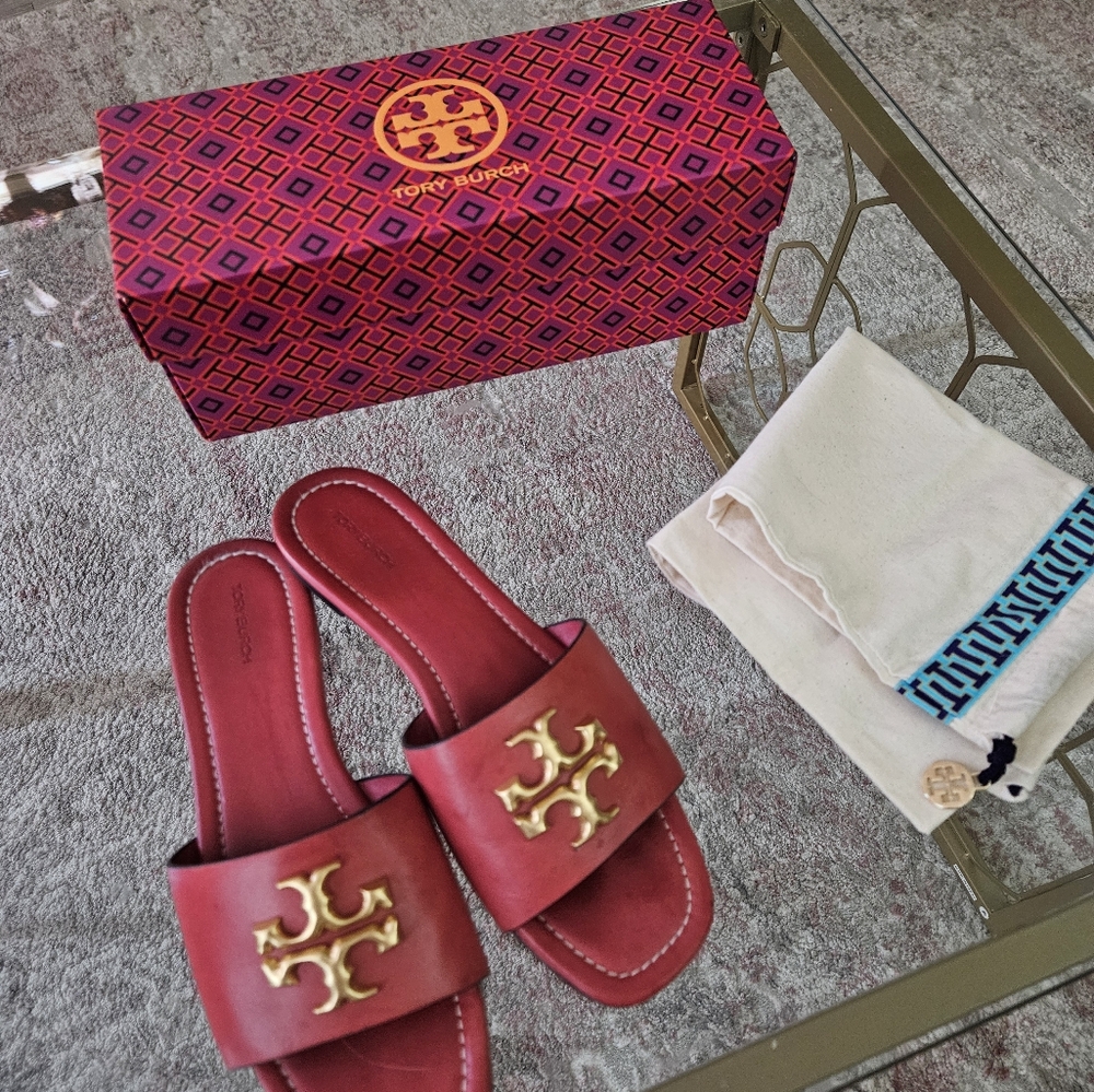 Tory Burch pink slides